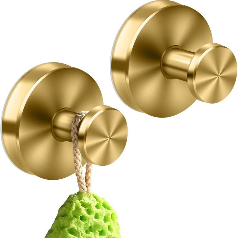 Decerk 2 PCS Suction Cup Hooks for Shower,Removable Shower Towel Hooks Suction Hooks No Drill Hook for Glass Door for Holloween Christmas Decoration Mirror, Windows, Tile, Robe, Bathroom Suction Hook